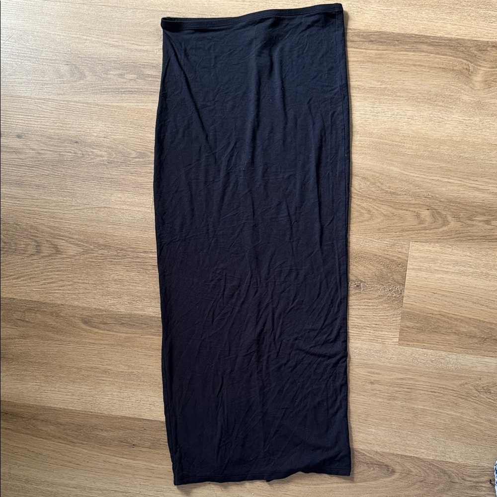 Classic Black Maxi Skirt